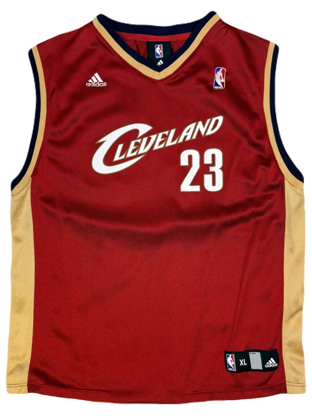 Vintage Y2K Adidas Cleveland Cavaliers LeBron James #23 NBA Basketball Jersey